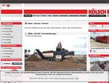 Tablet Screenshot of koelsch.com